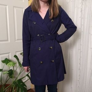 Blue London Fog Trenchcoat